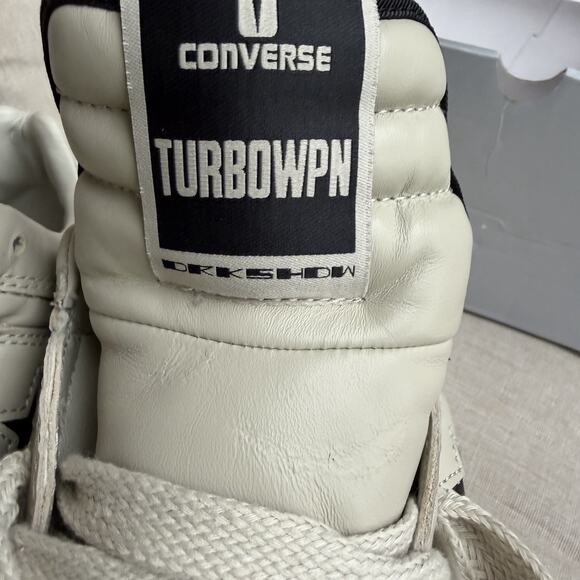 Converse TURBOWPN Low Rick Owens DRKSHDW | NEW Without Tags, Size 9.5 - Picture 7 of 12